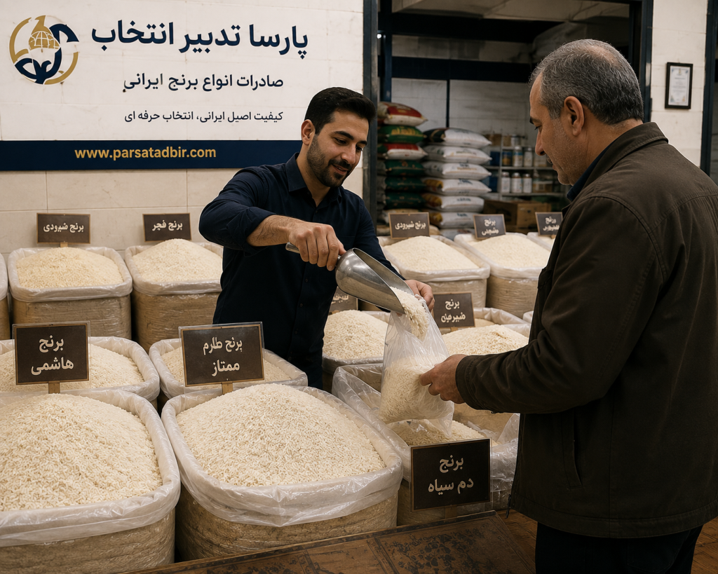 Export of Iranian rice